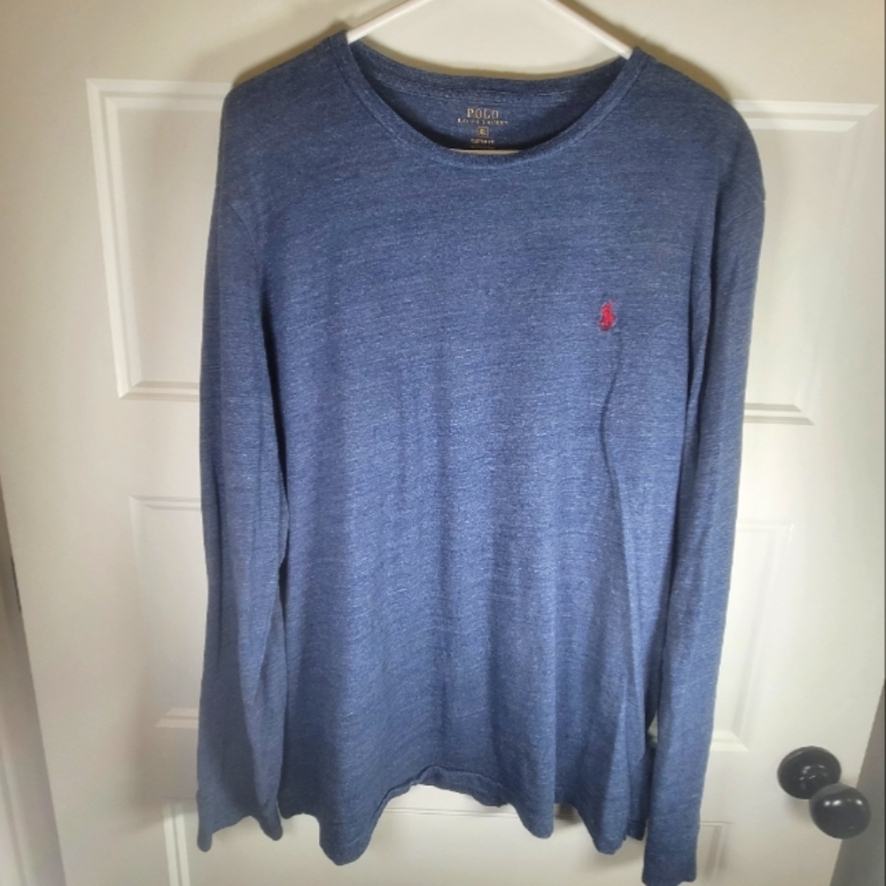 Polo Ralph Lauren Mens XL Custom Fit Long Sleeve Shirt